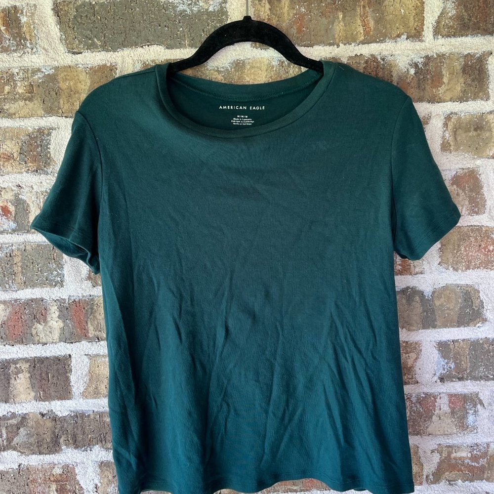American Eagle Outfitters Green Tee
